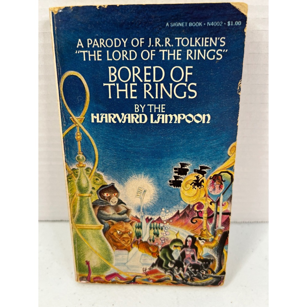 Bored of the Rings Harvard Lampoon 1969 First Printing Signet Parody Paperback